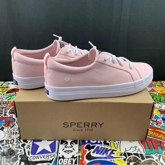 Sperry Crest Vibe Platform Pink Womens Various Sizes - Picture 2 of 13